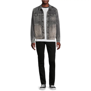 Full sleeves high quality Men Denim Jacket latest fashion light <b>weight</b> comfortable denim jacket for men with adjustable rate - Product Image 5