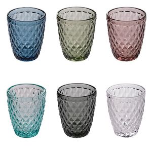 Set di 6 Bicchieri d'Acqua Venezia Sibilla da 300ml, Realizzati a Mano in Pasta di Vetro, Eleganti Bicchieri per Bevande - Product Image 1