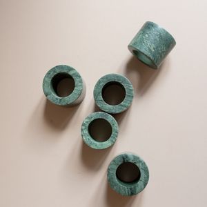 Anillo de Servilleta de Mármol de Diseño Moderno de Fabricación OEM para Decoración de Comedor Minimalista que Ofrece Líneas Limpias y Elegancia de Piedra - Product Image 3