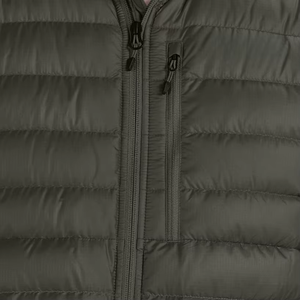 High Quality Men's Winter Jacket Stylish Lightweight Canvas <b>Fabric</b> Customizable Zipper Windproof Stand Collar Breathable Outdoor - Product Image 4