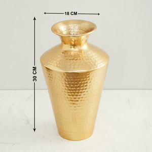 Maceta de Flores Pequeña de Alta Calidad, Cuadrada, Dorada, de Aluminio Martillado, Cromada, Duradera, para Hogar, Jardín, Mesa de Boda, Directo - Product Image 3