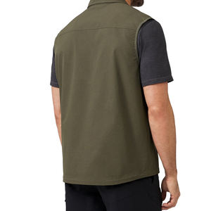 Slim fit men ski Vest for men with Quilted Waterproof windproof parka <b>denim</b> Solid Pattern men's gilet Vest waistcoat - Product Image 2