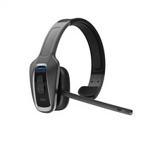Headset Nirkabel ENC Peredam Kebisingan 60 Jam H2 Hands Free untuk Kantor, Call Center, dan Pengemudi Truk, Bluetooth