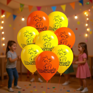 Globos de Látex de Dragon Ball Super de 27 cm, 8 Piezas, Decoraciones para Fiestas - Product Image 3