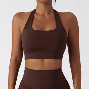 Soutien-gorge de sport pour femmes grande taille personnalisé, soutien élevé, simple, doux, pour la salle de sport, tendance pour le tennis - Product Image 3