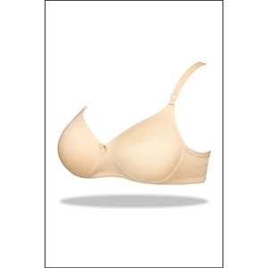 Soutien-gorge t-shirt rembourré antibactérien en coton blanc confortable et sans bactéries - Product Image 3