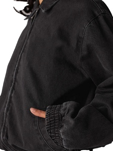 Chaquetas de Trabajo de Lona de Algodón Transpirable para Mujer, Ropa de Exterior con Chaqueta de Trabajo de Talla Grande para Mujer - Product Image 4