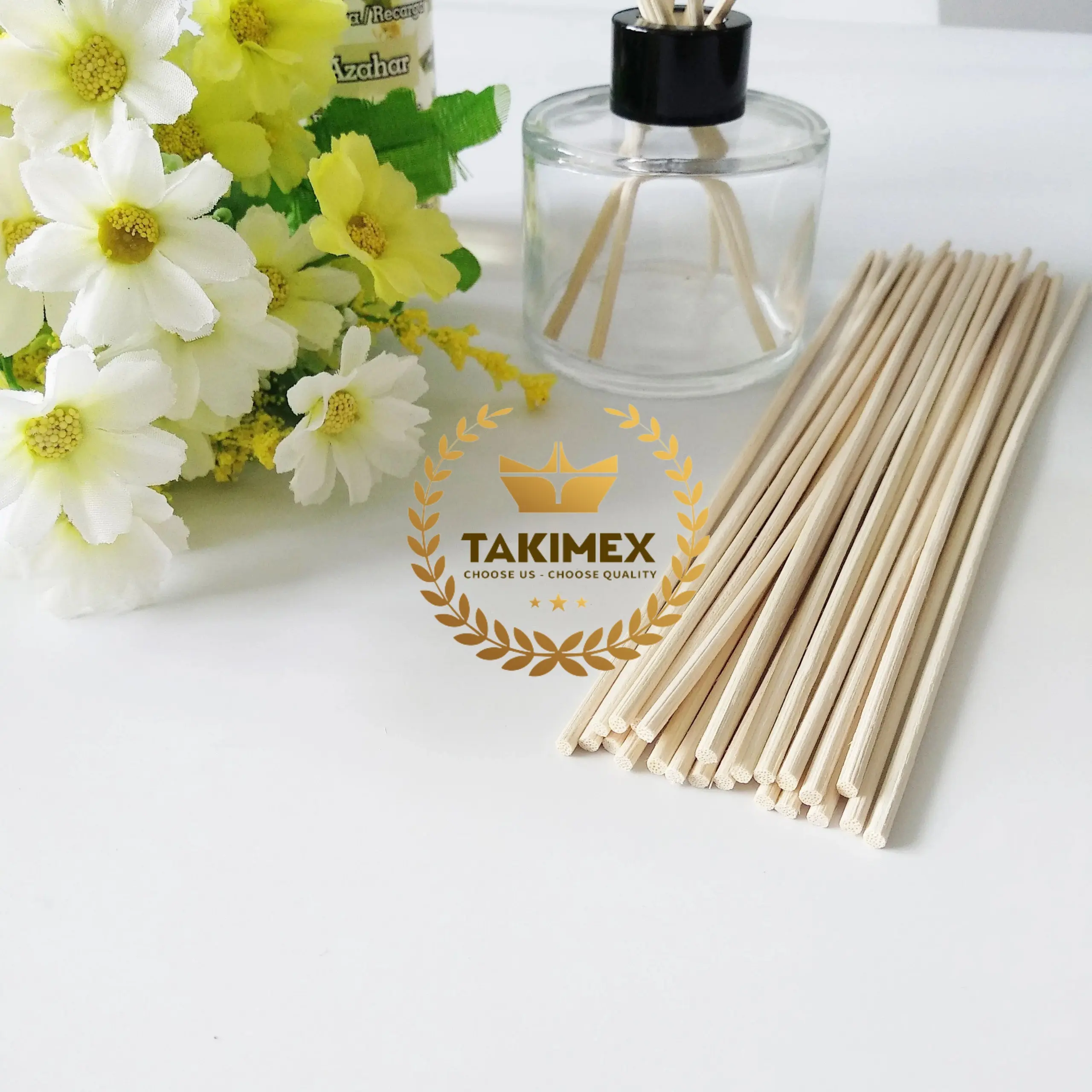 Takimex Factory Wood Rattan Reeds for Diffuser Stick Fragrance OEM size made in Vietnam for exporting