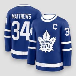 Uniforme de hockey sobre hielo personalizado para hombres de calidad superior Diseño OEM de MOQ bajo con nombre de equipo e impresión de números Ropa deportiva para adultos - Product Image 1