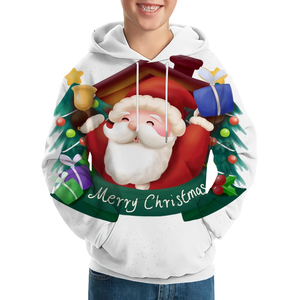 Sweat-shirt à capuche en molleton imprimé 3D pour homme, coupe classique, 100% coton, vente en gros pour l'hiver - Product Image 4