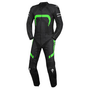 Combinaison de course moto en cuir d'été, légère, respirante, imperméable, coupe-vent, avec rembourrage de sécurité renforcé - Product Image 5