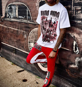 Verano 100% algodón manga corta OEM personalizado gráfico hombres Streetwear Hip-hop impresión Digital camisetas - Product Image 1