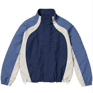 2025 Best Quality Custom Cotton Printed Windbreaker Men Winter Sports Tracksuit <b>Hooded</b> <b>Zip</b>-up Collar Breathable Quick Dry - Product Image 4