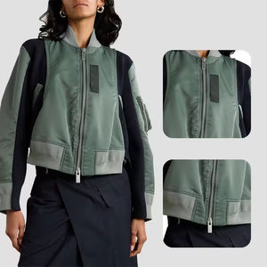 OEM <b>Women</b> Bomber <b>Jacket</b>, <b>Plus</b> <b>Size</b> Zipper Leather <b>Jacket</b> for <b>Women</b> Stylish Outerwear Ladies Premium Quality <b>Jacket</b> - Product Image 5