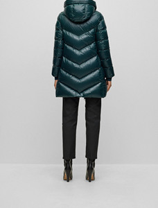 Veste d'hiver chaude imperméable, coupe-vent et respirante pour femme, avec col et manches amovibles, qualité supérieure, en coton matelassé. - Product Image 2