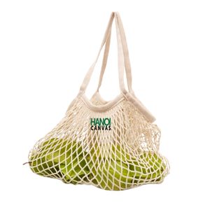 Sacs en filet Sacs en coton écologique pour le stockage des légumes et l'épicerie Fabricant vietnamien OEM personnalisé - Product Image 3