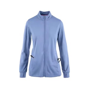 Vestes en polaire pour femmes rembourrées de coton avec décoration de panneau lumineux Automne Respirant Imperméable et coupe-vent - Product Image 1