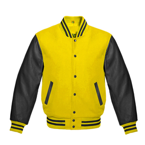 Chaquetas universitarias bordadas de la mejor calidad para hombres, venta al por mayor, la mejor chaqueta de béisbol universitaria de invierno para hombres - Product Image 2