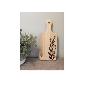 Tabla de cortar de madera de teca con agarre manual Tablas de cortar de madera para cocina Tabla de cortar mediana Regalos de madera - Product Image 3