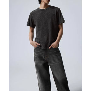 เสื้อยืดคอตตอนแท้ 100% สำหรับผู้ชาย น้ำหนัก 230 กรัม แบบโอเวอร์ไซส์ รับผลิตเสื้อผ้ากลุ่ม พิมพ์ลายได้ สีขาว สีดำ ดีไซน์เรียบง่าย ขายส่ง - Product Image 4