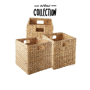 Panier de rangement en jonc de mer fait main, panier suspendu tissé pour la maison, la chambre d'enfant, la salle de bain, la décoration intérieure - Product Image 4