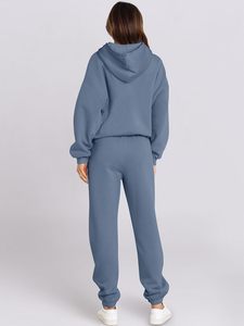 Survêtements en coton polaire décontractés pour femmes Nouvelle arrivée Vêtements de sport de haute qualité Survêtements élégants pour femmes - Product Image 4