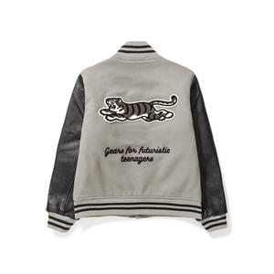 2025 Custom Winter Varsity Jacket for Men High Quality Durable Fabric Windproof & Breathable Plus Size Leather Sleeves - Product Image 2