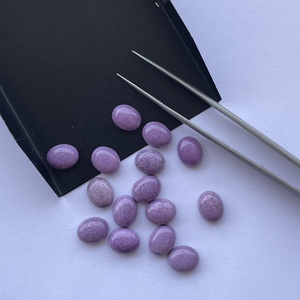 8มม. 10มม. สีม่วงธรรมชาติสีม่วงหลังเรียบแบนปรับทรงหลวมสำหรับทำเครื่องประดับจี้แหวนคริสตัล - Product Image 3