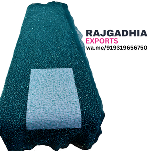 Tissu de mélange de broderie à la main de haute qualité pour les femmes, tissu de luxe pour la fête de mariage nouvelle séquence de style pour - Product Image 5