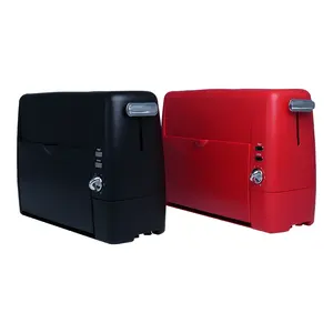 Long Slot Toaster 2 Slice Toaster Red Color With 6 Shade Settings Defrost/Cancel Extra Wide Slots