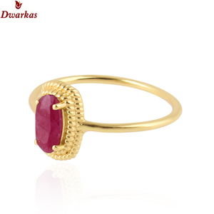 แหวนอัญมณีสีเงินสเตอร์ลิงสำหรับผู้หญิงแหวนพลอยทับทิมหลากสีทอง18K แบบกำหนดเองสำหรับ925 - Product Image 2