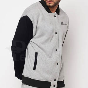 Chaqueta con cuello levantado para hombre de alta calidad y talla personalizada para uso en exteriores con patrón de letras único, venta al por mayor - Product Image 4