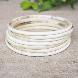 สร้อยข้อมือผู้หญิงสร้อยข้อมือฮอร์นทำด้วยมือเครื่องประดับสวมใส่ทุกวันทำด้วยมือจากเขา - Product Image 2