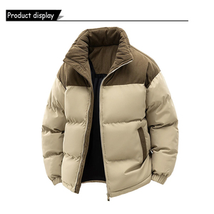 Venta directa de fábrica, venta al por mayor, diseño de logotipo personalizado, chaqueta acolchada para hombre, nueva chaqueta acolchada impermeable de moda de alta calidad para invierno - Product Image 5