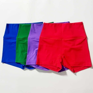 Pantalones cortos de Yoga personalizados para mujer, fabricación de Pakistán, ropa de gimnasio sin costuras para mujer, mallas de entrenamiento, pantalones cortos de Yoga 2025 - Product Image 1