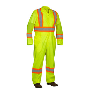 Uniforme de trabajo de alta visibilidad OEM de alta calidad, precio al por mayor de Color sólido, uniforme de trabajo de seguridad reflectante a prueba de polvo - Product Image 2