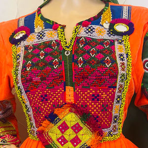 Tribal <b>Dress</b> With Custom Sizes Available 100% High Quality Afghani <b>Dress</b> <b>for</b> <b>Sale</b> Made in Pakistan - Product Image 5