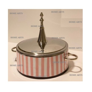 Plat de service de nourriture de conception admirable en forme ronde d'acier inoxydable servant le plat de casse-croûte pour l'usage à la maison d'hôtel - Product Image 3