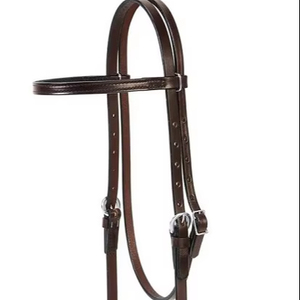 Nueva llegada de cuero genuino Headstall Western Horse Bridle and Tack Set Cowboy Western Horse Tack con cabestros - Product Image 1