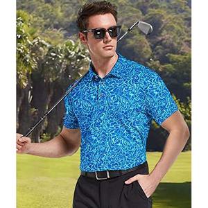 Polo de golf à sublimation pour homme, chemises d'été à manches courtes, t-shirt de tennis décontracté, polos sublimés de sport - Product Image 2