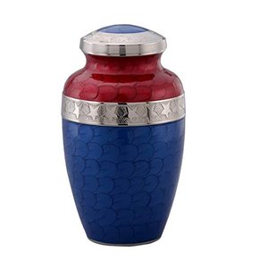 Nueva urna conmemorativa de recuerdo de Metal de calidad superior hecha a mano mejor diseño urna de cremación funeraria para cenizas humanas - Product Image 1