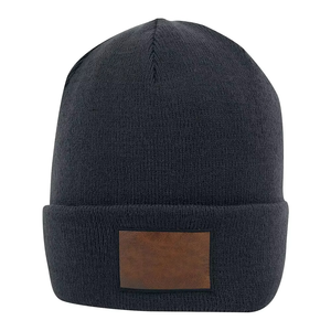 Gorro de invierno cálido suave con forro personalizado para hombres y mujeres, gorro holgado, gorro de Calavera, gorro de Jacquard - Product Image 3