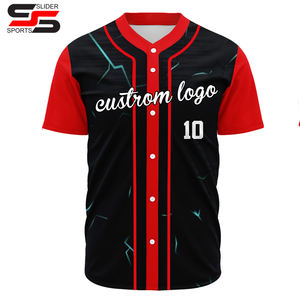 2025 New OEM Manufacturer Blank Stitched Baseball Jerseys High Quality Fully Dye Sublimation Mesh Baseball <b>Shirts</b> Jersey - Product Image 3