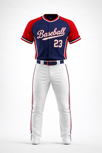 Vente en gros de maillots de baseball et uniformes 100% polyester, respirants et à séchage rapide, vêtements de sport imprimés de haute qualité sublimés - Product Image 6
