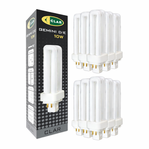 Bombilla Fluorescente de Ahorro de Energía Gemini D/E 10W G24q-1 - Product Image 1