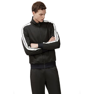 Venta al por mayor de chaquetas de manga regular de los hombres chaquetas casuales clásicas Joggers conjuntos chándal personalizado gimnasio cómodo hombres chándales - Product Image 3