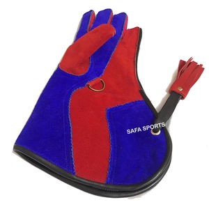 Gant de fauconnerie premium pour le maniement des faucons, des hiboux et des aigles, gant de protection en cuir épais pour l'entraînement des oiseaux - Product Image 2