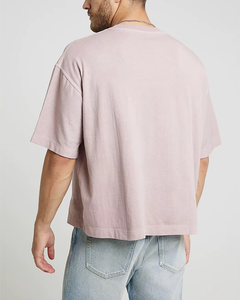 T-shirt en coton uni personnalisé pour homme, tee-shirt basique, coupe confortable, tissu de qualité supérieure, fournisseur OEM - Product Image 2
