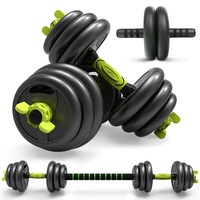 ZJFIT 2025 nouveau Style multifonctionnel poids libre Fitness ciment haltère 40kg poids réglable haltère Kettlebell ensemble d'haltères