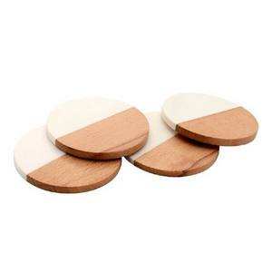 Sous-verres en bois et résine pour décoration de table Sous-verres de tasse à café en gros à moindre coût avec la meilleure qualité pour les sous-verres en pierre d'hôtel - Product Image 2